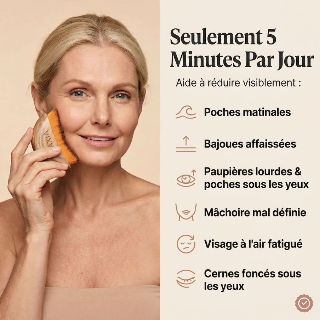 AXIA™ — Le geste simple pour un visage plus net dès le matin